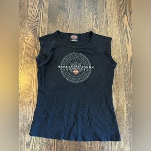 Vintage Harley Davidson tank